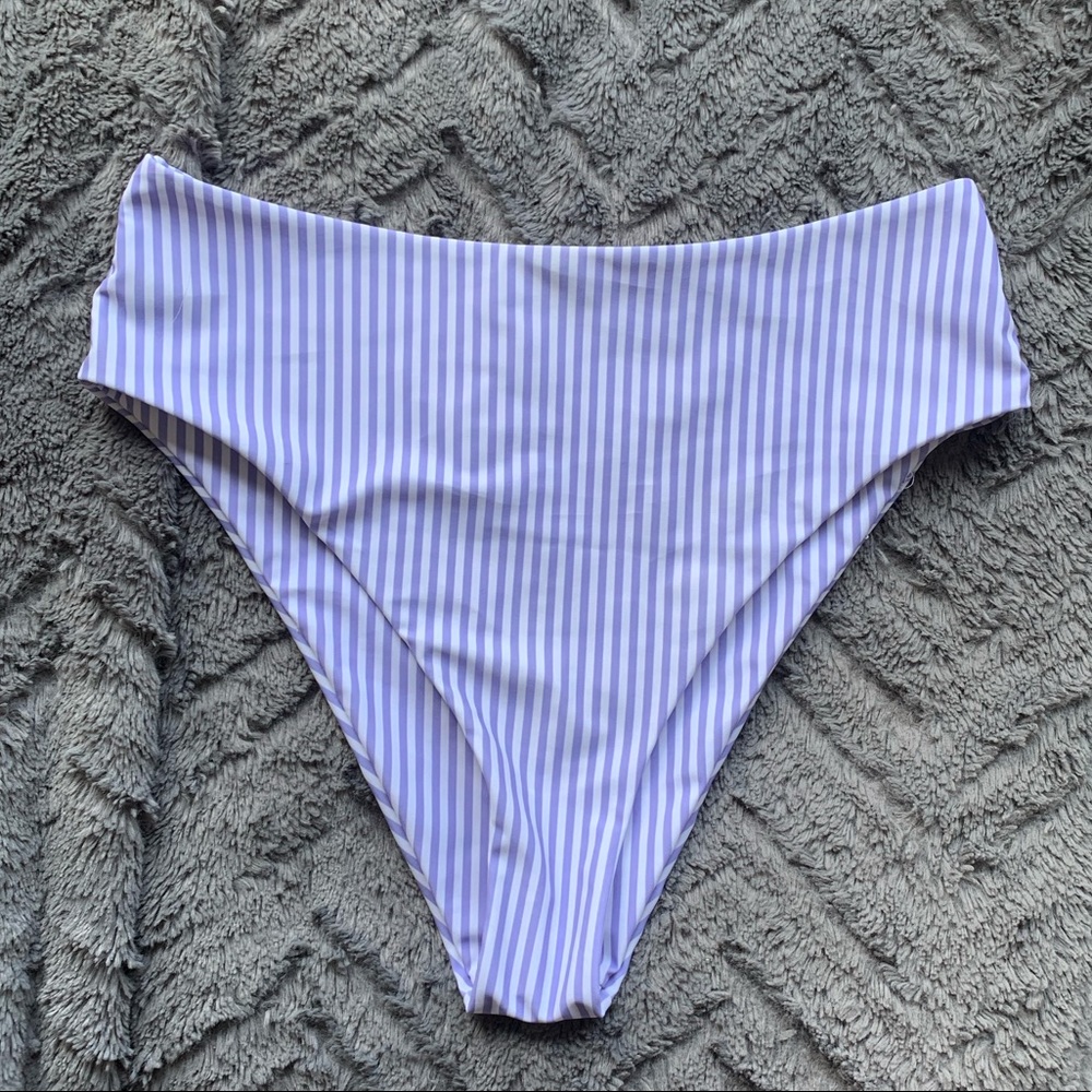 High waisted bikini bottoms
